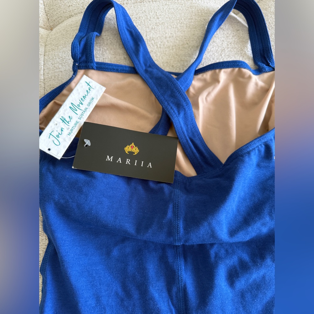 NWT MARIIA CROWN Biketard MEO66 size S  in Navy - Picture 5 of 7